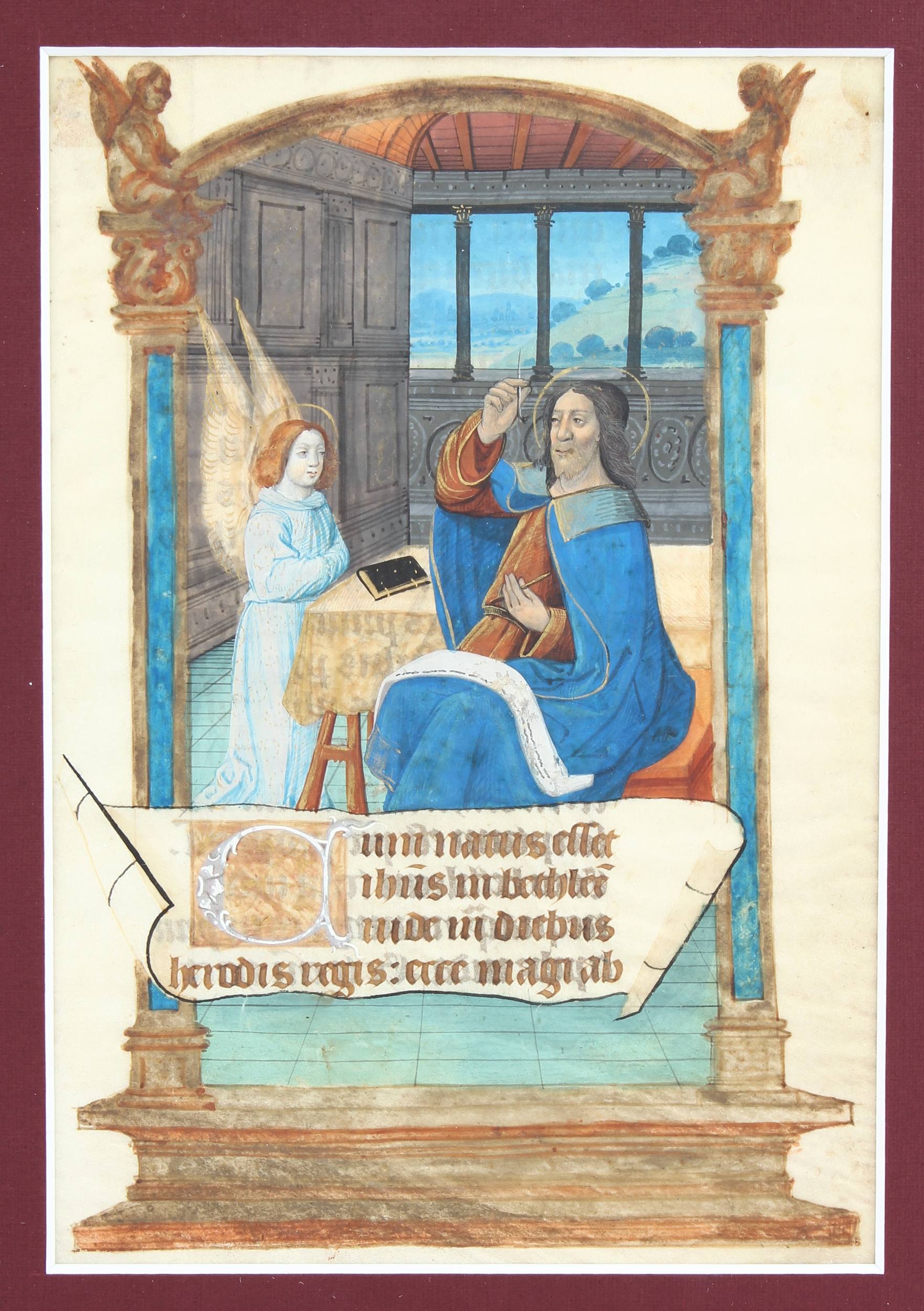 Einzelblatt Matthäus Evangelista