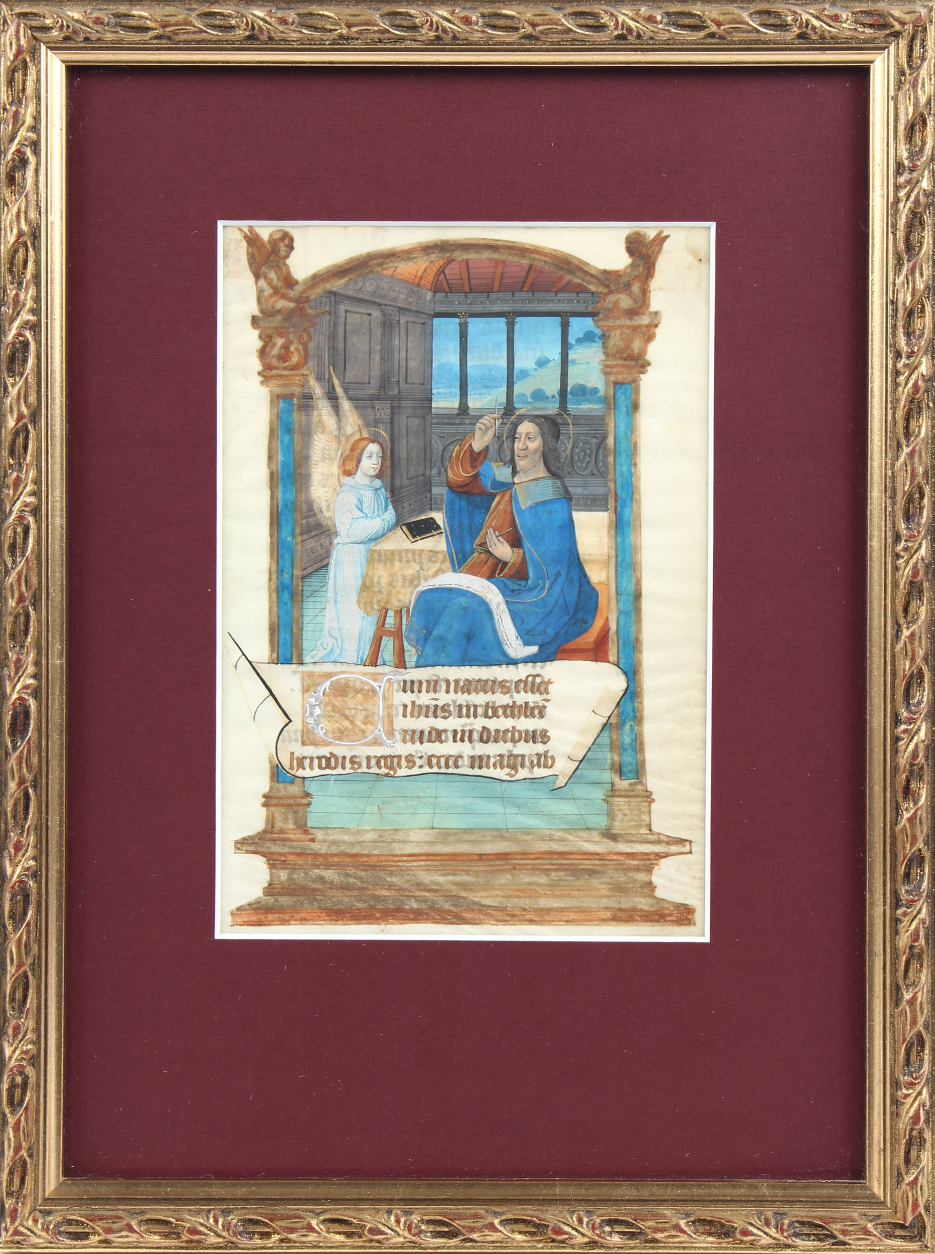 Einzelblatt Matthäus Evangelista