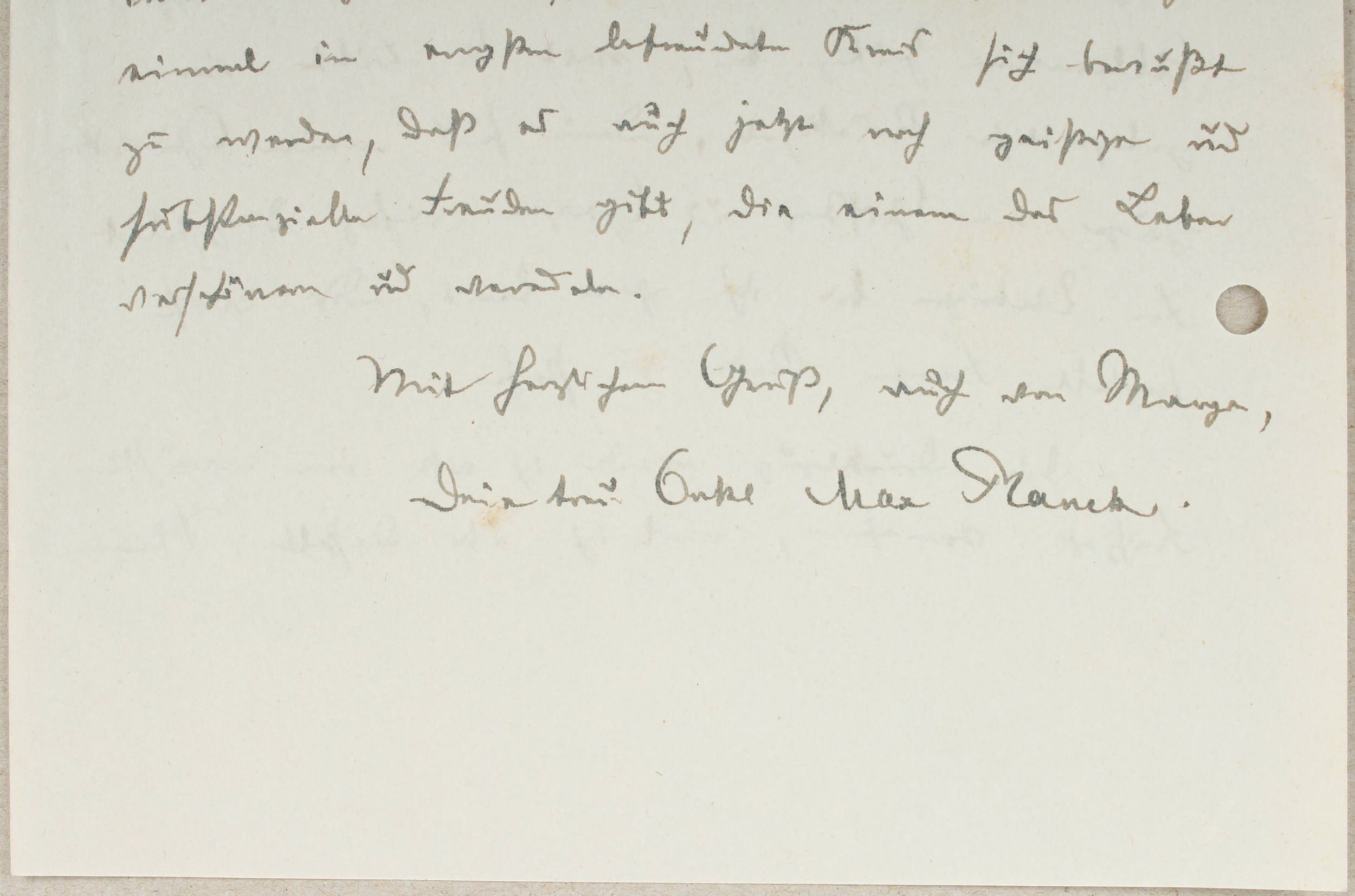 Planck, Eigenh. Brief 1941