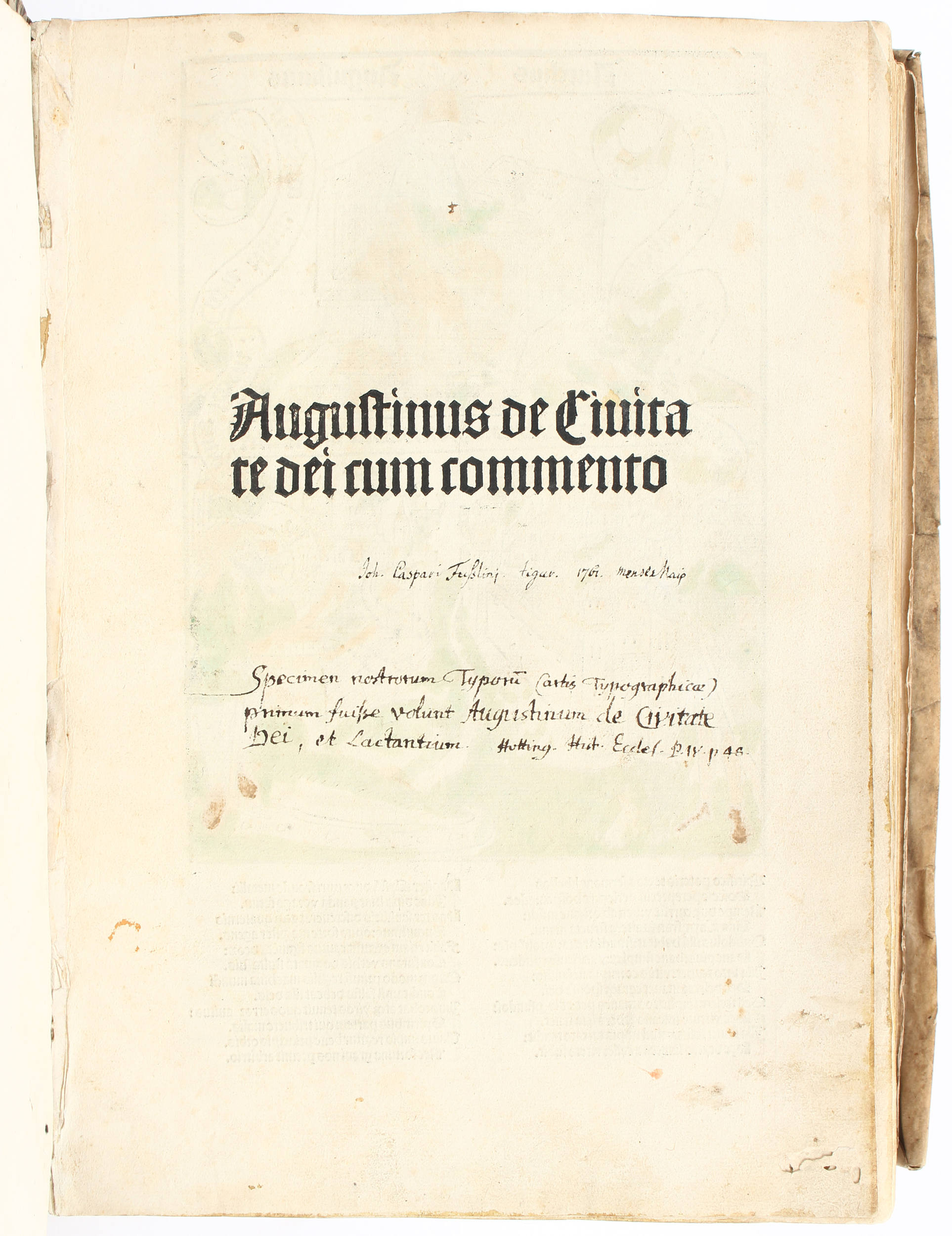 Augustinus, De civitate dei