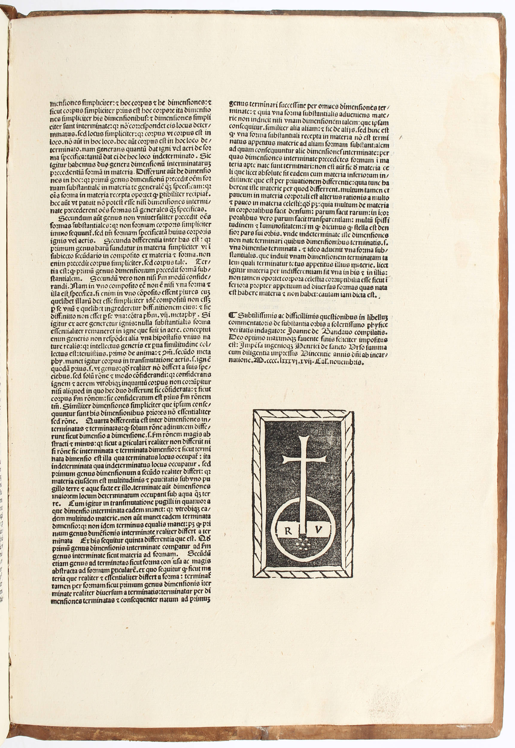 Gaietanus de Thienis, Expositio