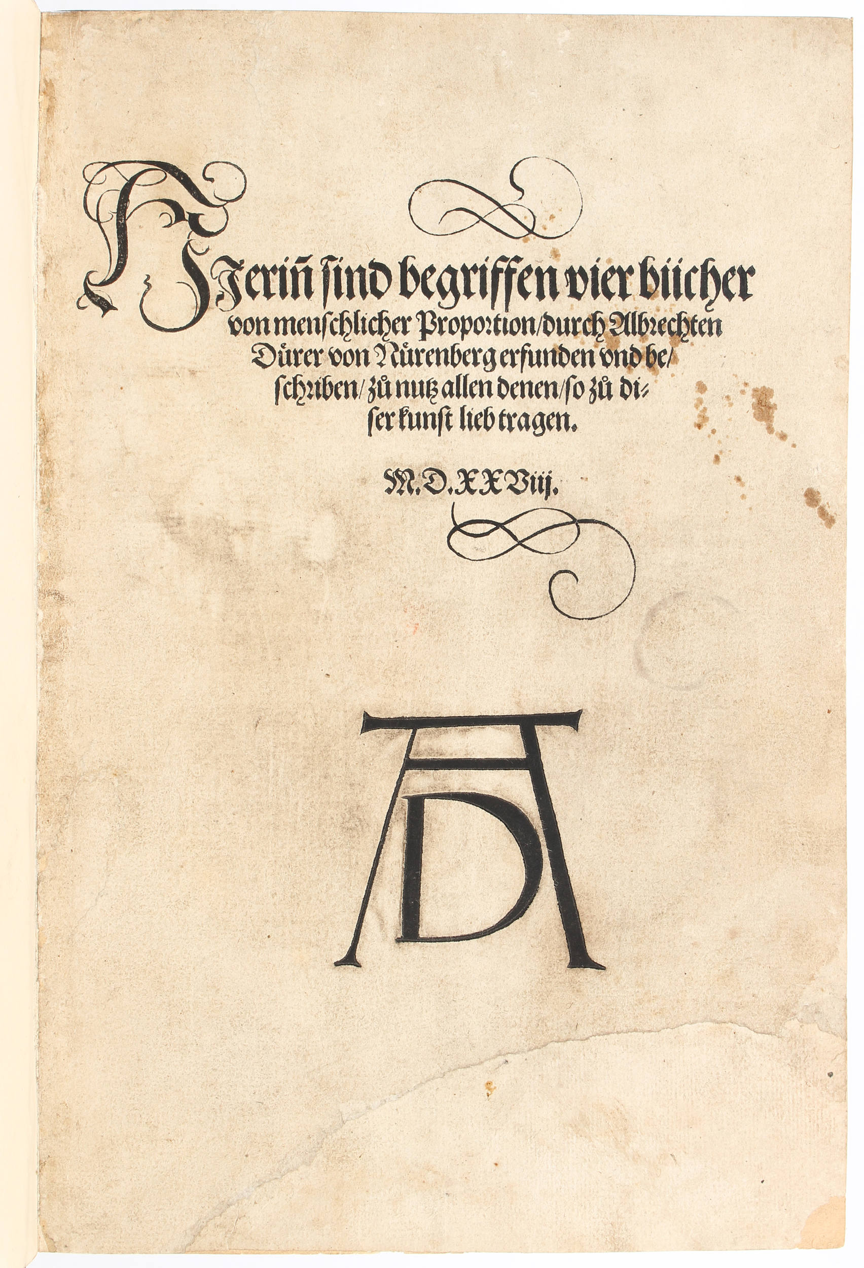 Dürer, Von menschlicher Proportion. 1528
