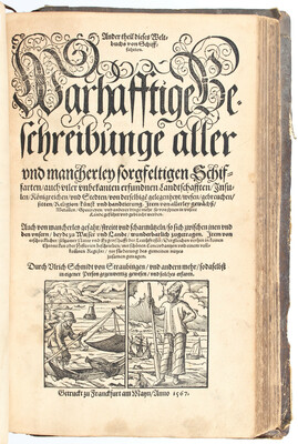 Franck, Weltbuch von neuen Landtschafften