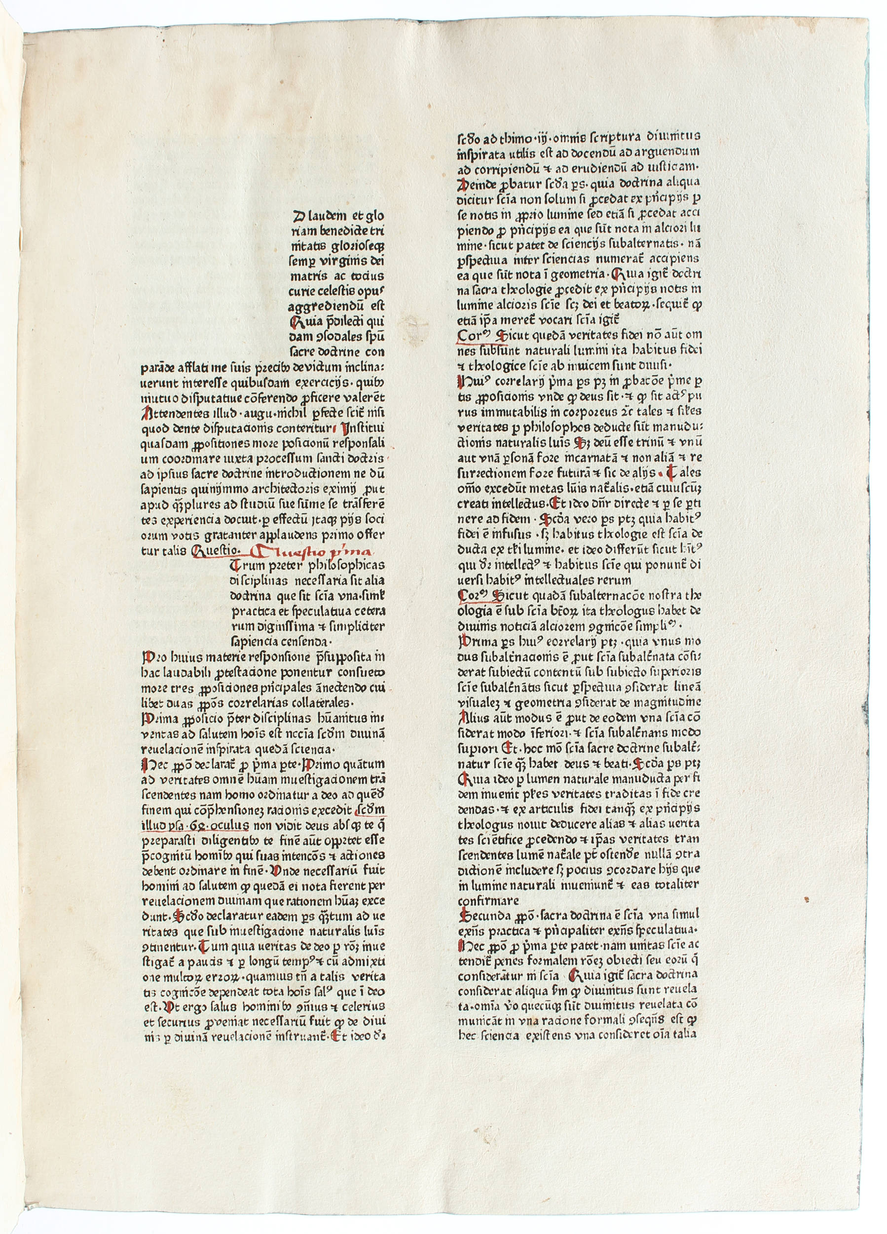 Henricus de Gorichem, Quaestiones in S. Thomam