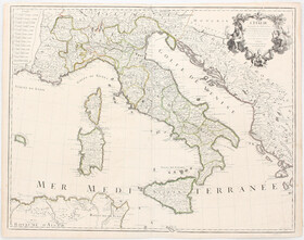 Italien. Delisle / 3 Bll.