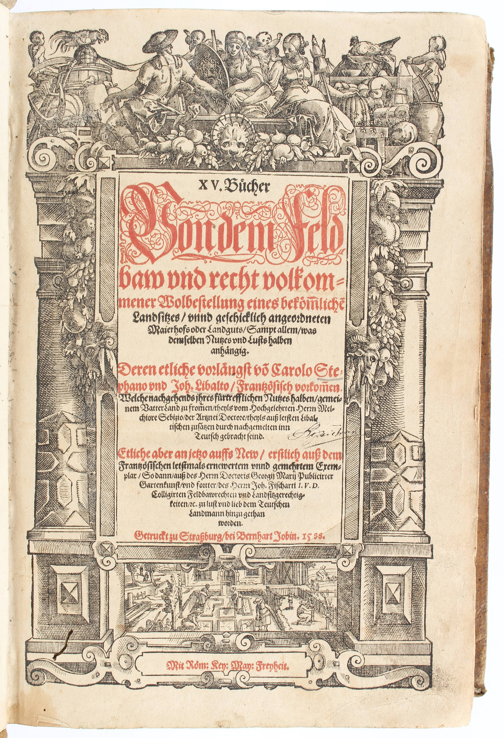 Estienne/Liébault, Feldbau 1588