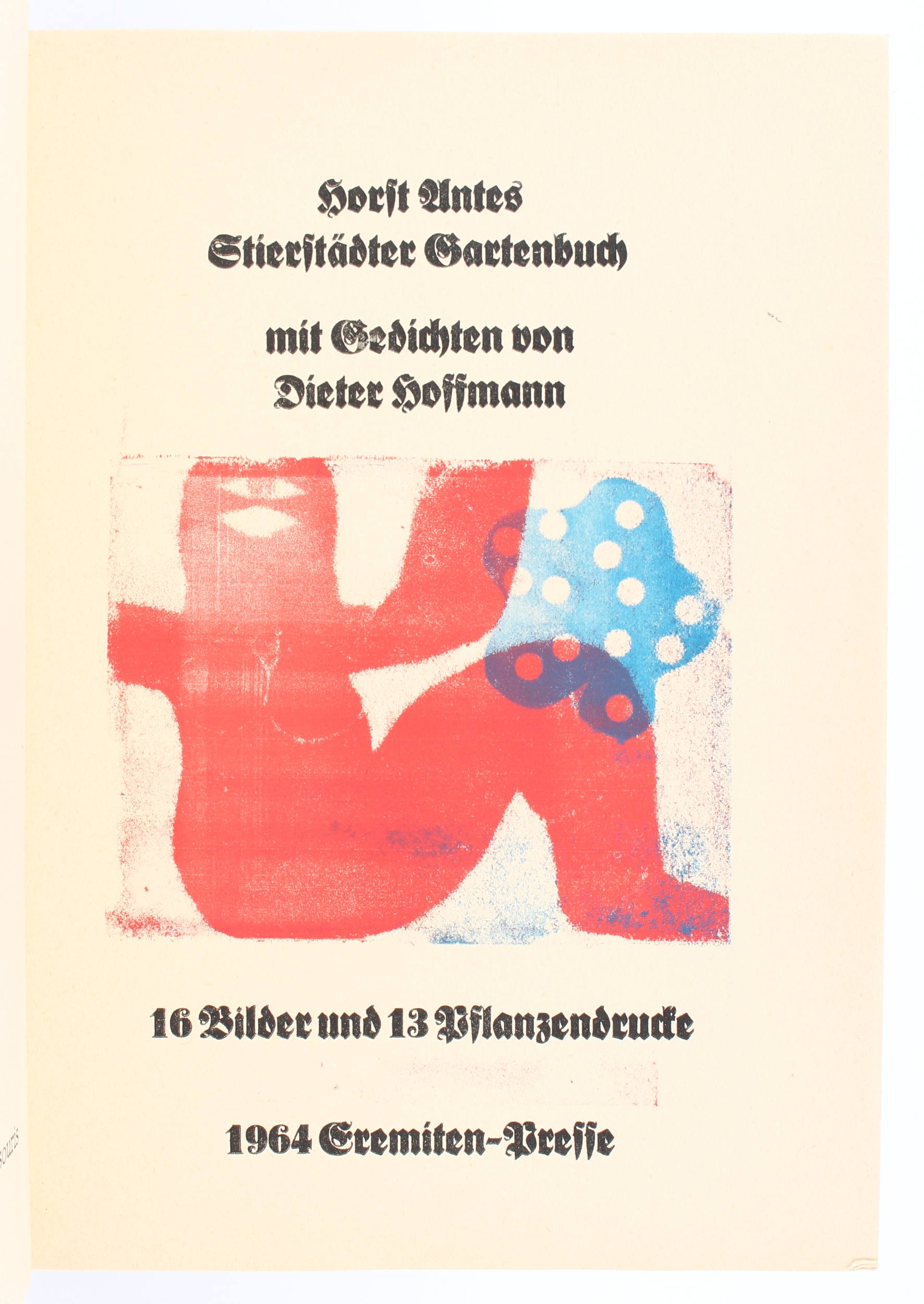 Antes, Stierstädter Gartenbuch