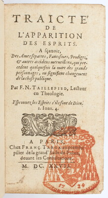 Taillepied, Traicté de l'apparition des esprits