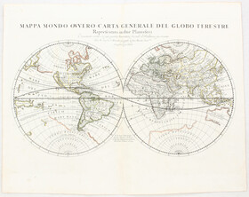 Mappa Mondo. Sanson-Rossi