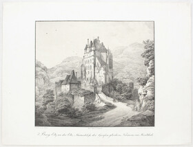 Burg Eltz. Quaglio-Velten