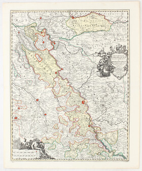 Köln-Karten. 17 Bll. Blaeu u.a.