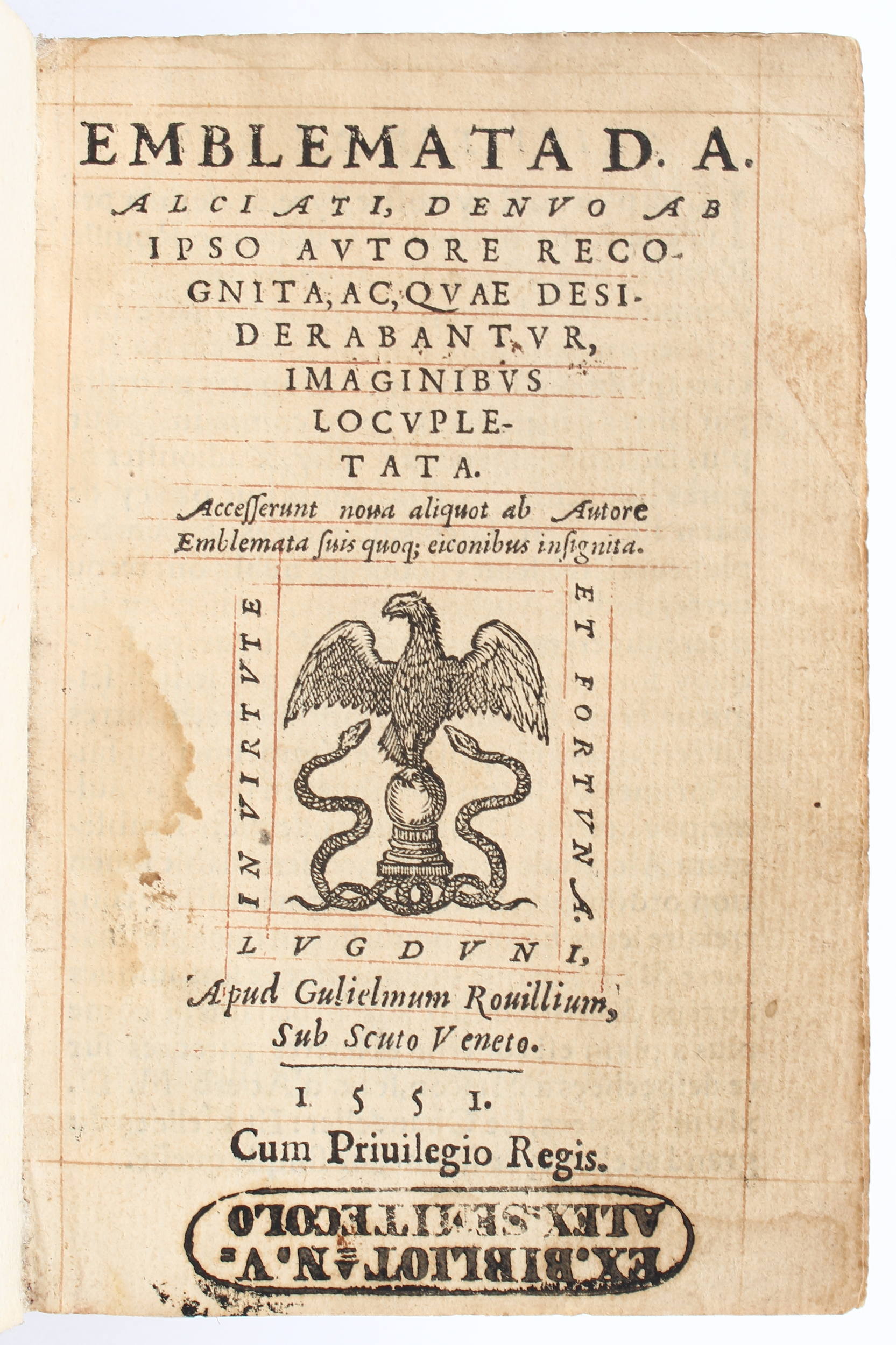 Alciati, Emblemata 1551