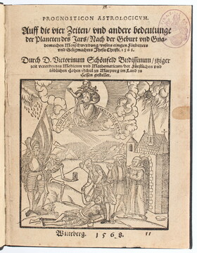Schönfeld, Prognosticon astrologicum 1568