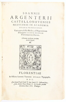 Argenterio, Varia opera