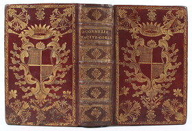 Wappeneinband Collalto über Tacitus, Opera