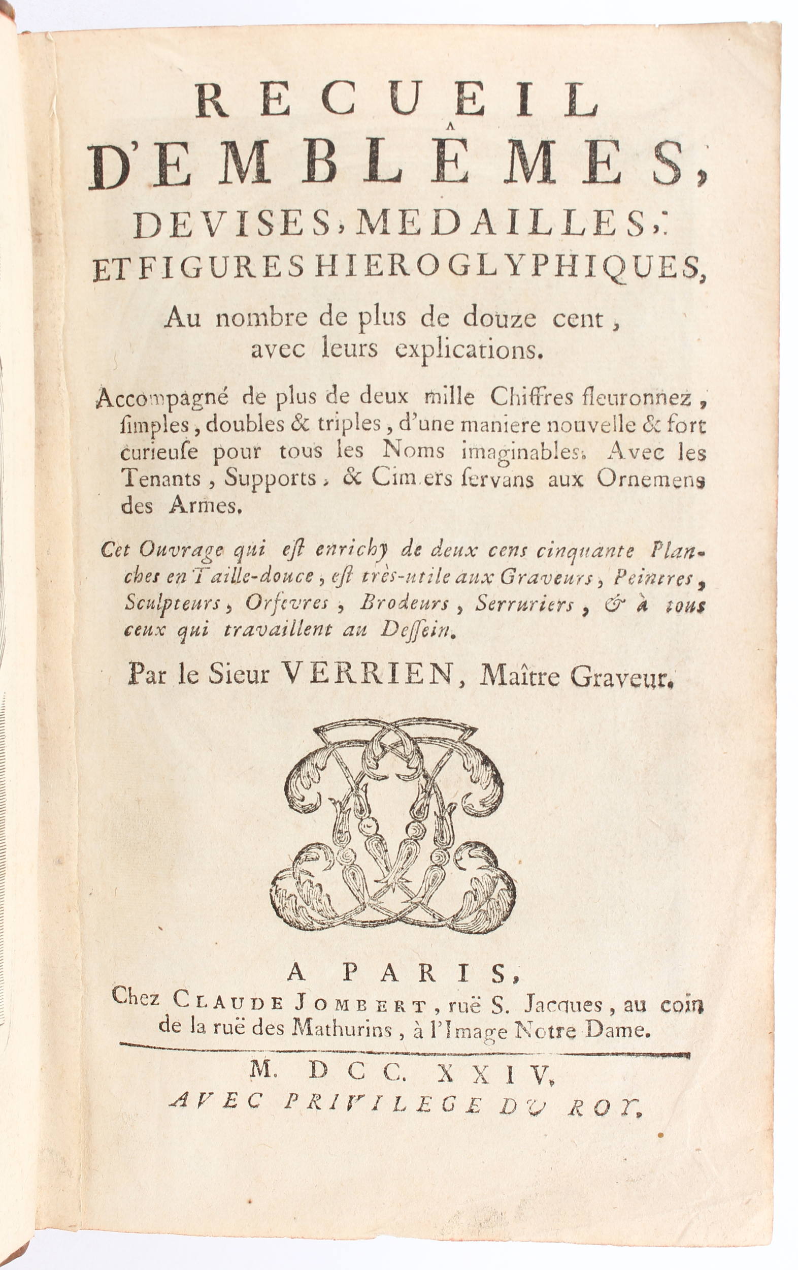 Verrien, Recueil d'emblemes
