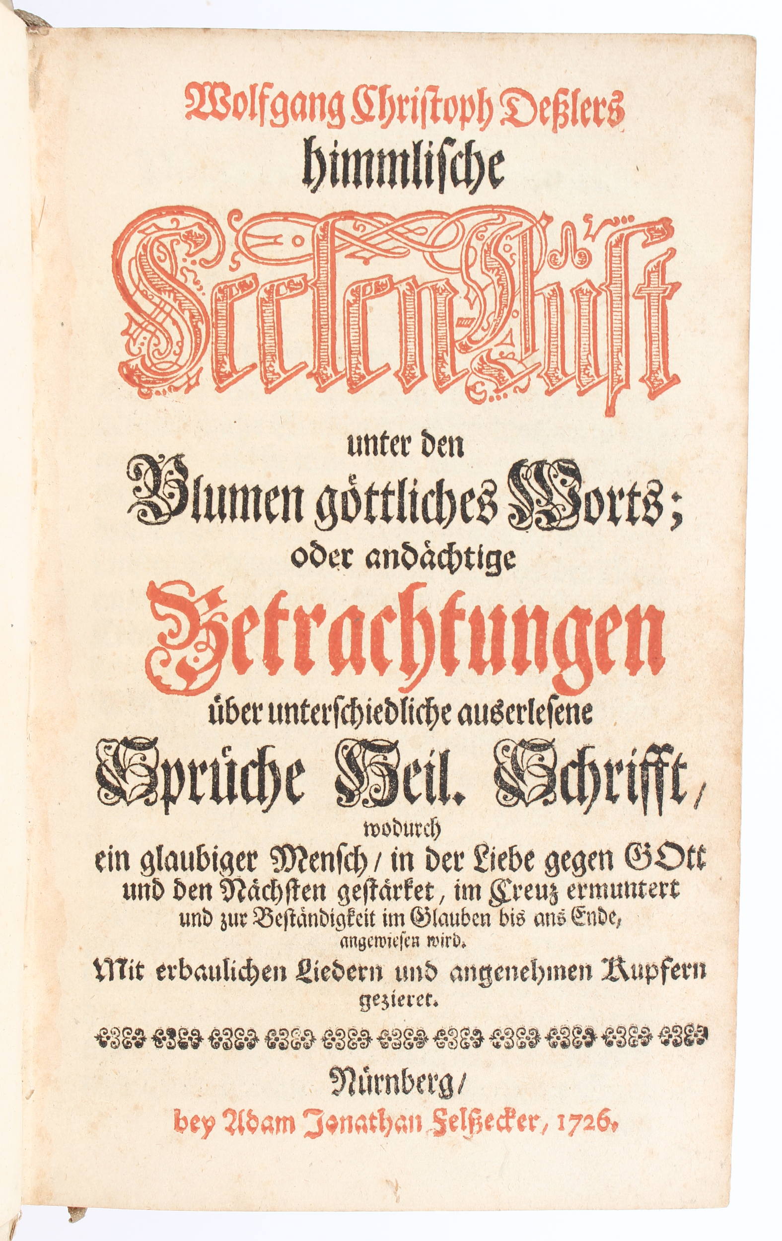 Deßler, Himmlische Seelen-Lust