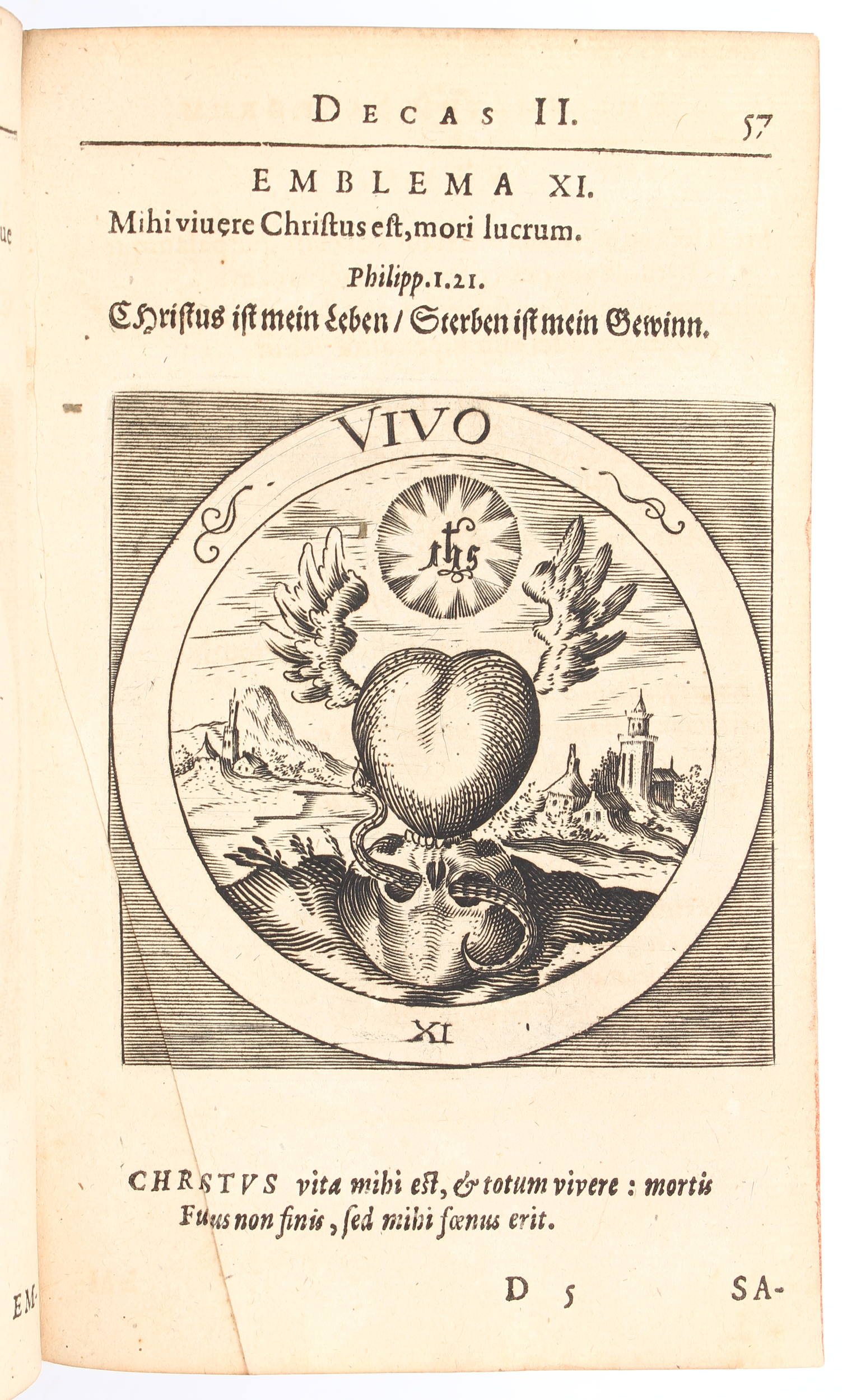 Cramer, Emblematum sacrorum