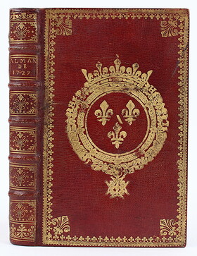 Wappeneinband Louis H. de Bourbon über Almanach
