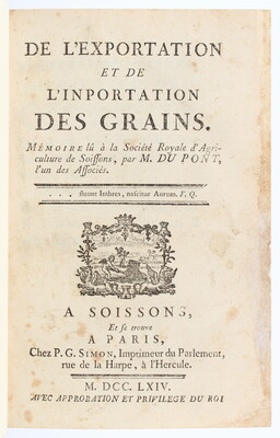 Dupont, Exportation et inportation des grains