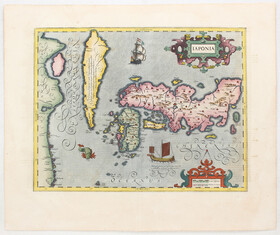 Japan. (Mercator-Hondius)