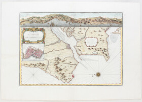 Lissabon. Plan-Prospekt. Bellin