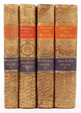 Goethe, Wilhelm Meisters Lehrjahre. 4 Bde.