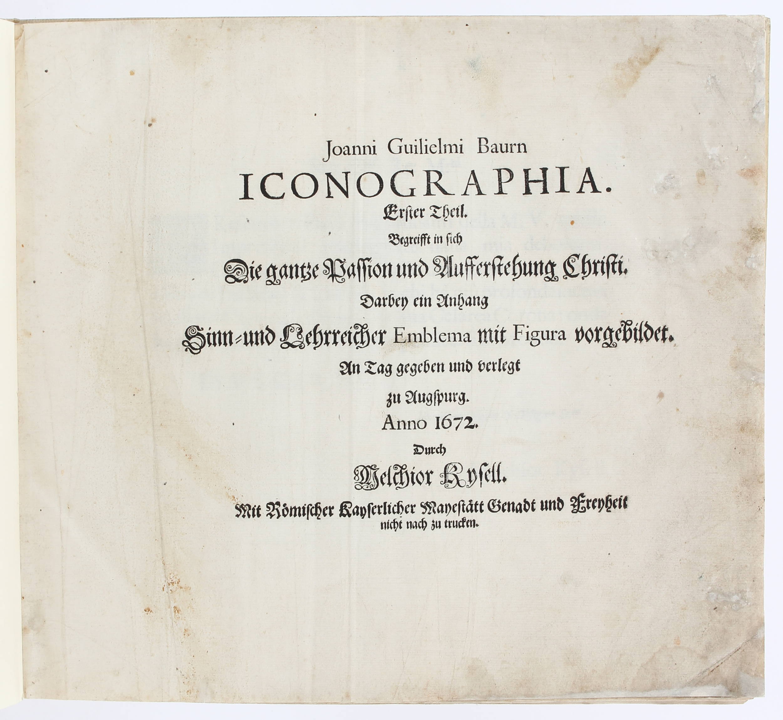 Baur, Iconographia
