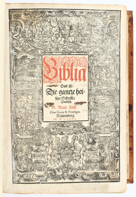 Biblia germanica. Wittenberg 1576