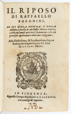 Borghini, Riposo in cui della pittura
