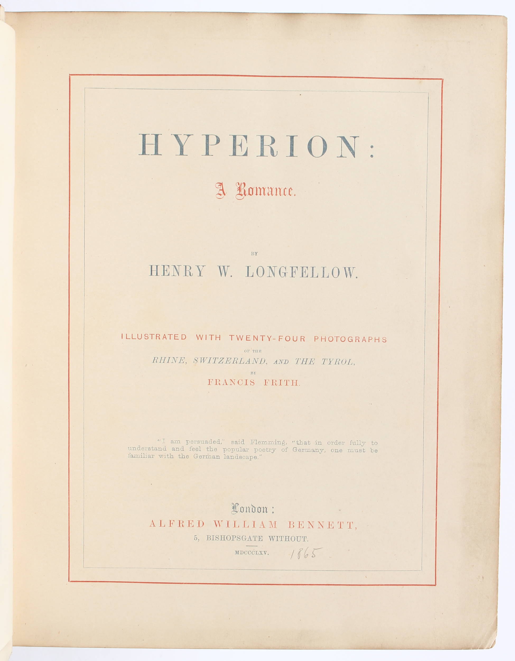 Longfellow/Frith, Hyperion