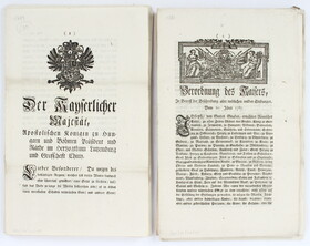 Maria Theresia u. Joseph II. 14 Edikte