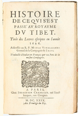 Histoire au royaume de la Chine u.a. 1629
