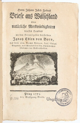 Ferber, Briefe über natürliche Merkwürdigkeiten