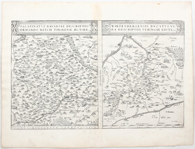Oberpfalz-Württemberg. / 2 Bll. (Ortelius)