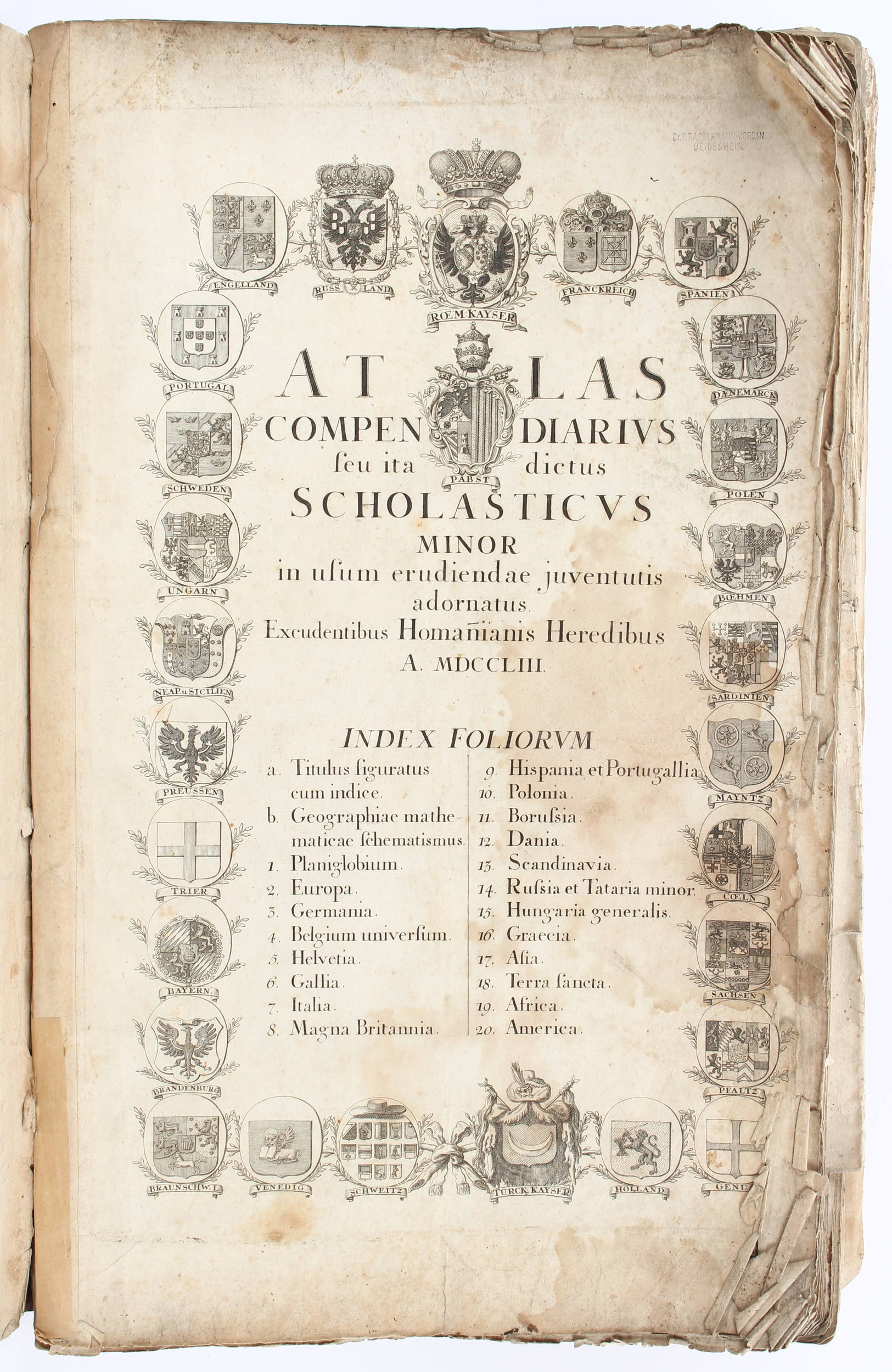 Homann (u.a.), Sammelatlas mit 35 Karten