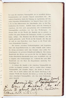 Launhardt, Volkswirtschaftslehre