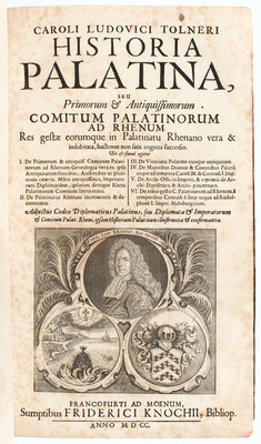 Tolner, Historia Palatina