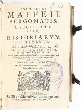 Maffei, Historiarum Indicarum libri XVI