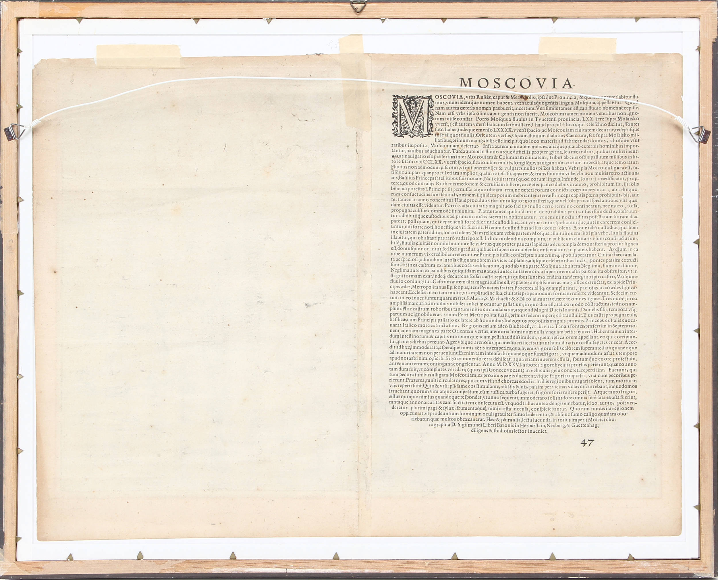 Moskau. (Braun-Hogenberg). Ger.