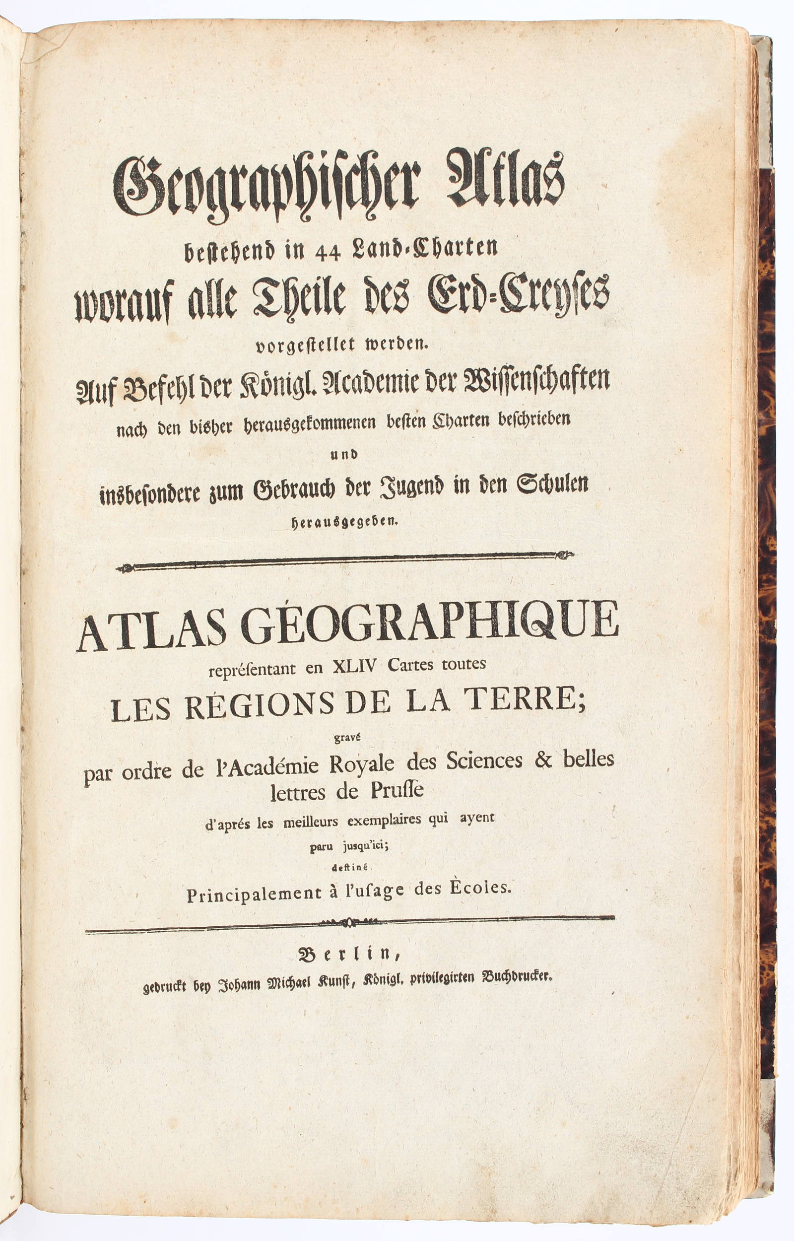 (Euler), Geographischer Atlas