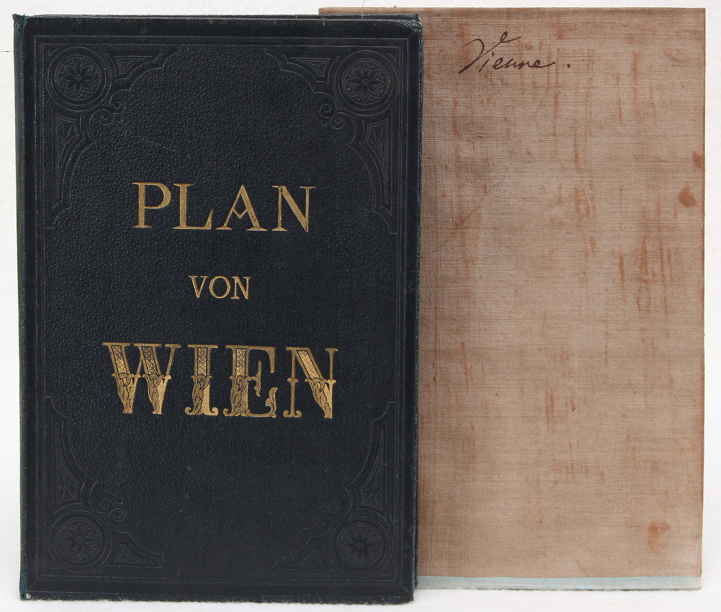 Wien. Plan. Biller-Artaria / 2 Bll. Lwd.
