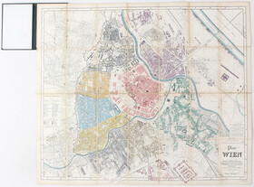 Wien. Plan. Biller-Artaria / 2 Bll. Lwd.