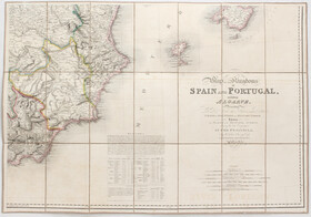 Spanien in 4 Bll. Faden. Lwd./Schuber