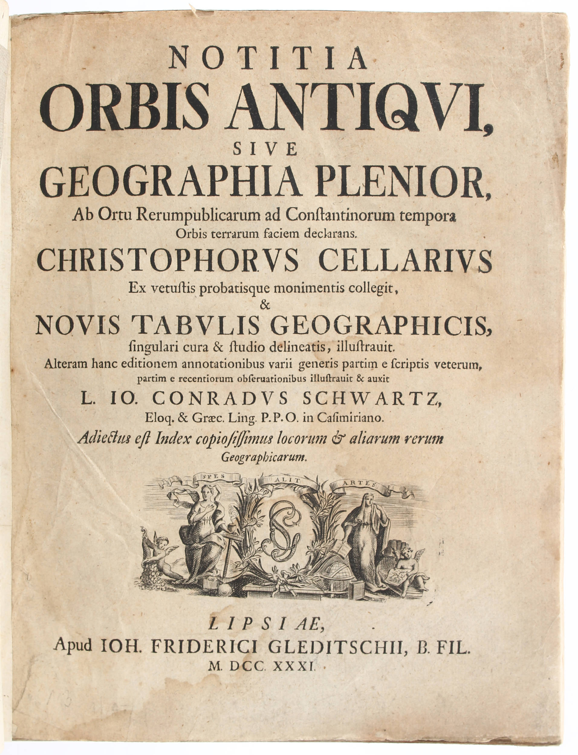 Cellarius, Notitia orbis antiqui. 2 Bde.