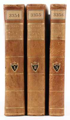 Martens, Cours diplomatique. 3 Bde.