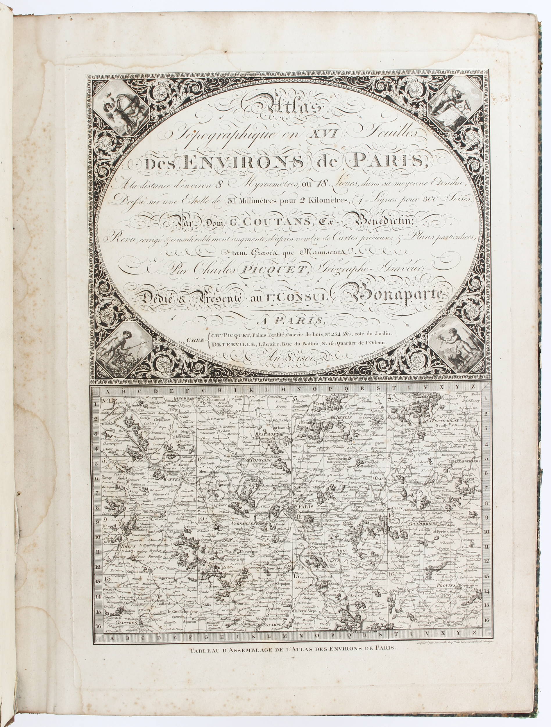 Coutans, Atlas des environs de Paris