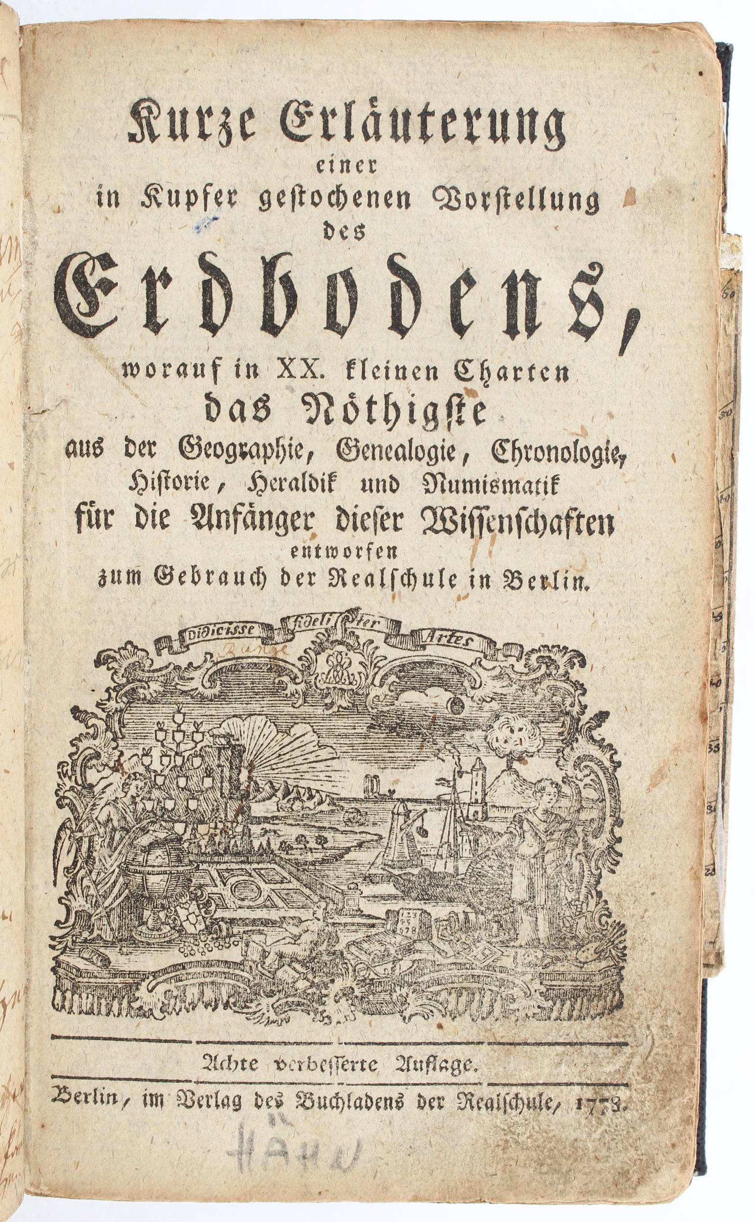Kurze Erläuterung einer Vorstellung des Erdbodens