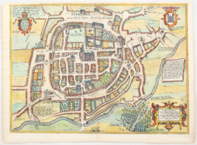 Braga. (Braun-Hogenberg)