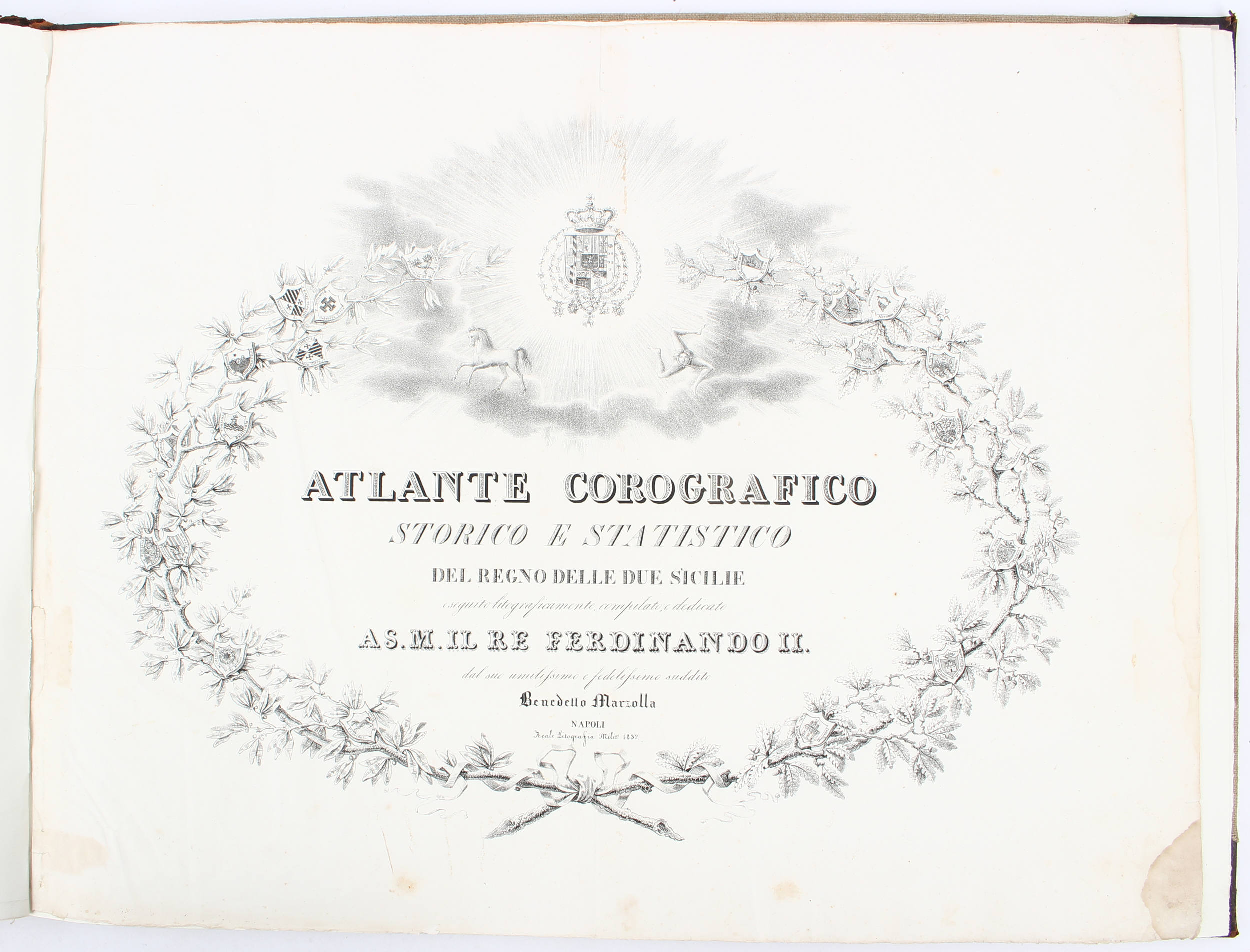 Marzolla, Atlante corografico